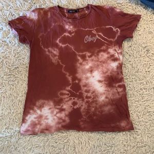 Obey Red Lightning Tee